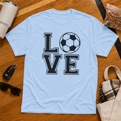 Love Soccer Stack Tee