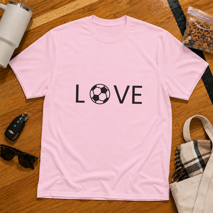 Love Soccer Flat Tee