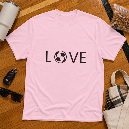 Love Soccer Flat Tee
