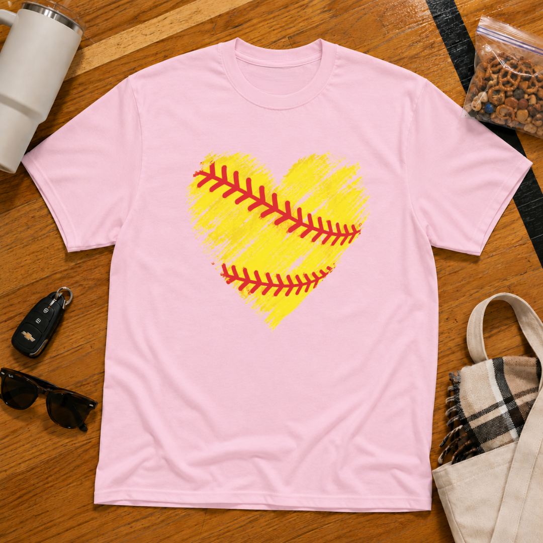 Softball Heart Tee