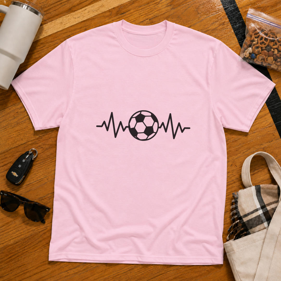 Soccer Heartbeat Tee