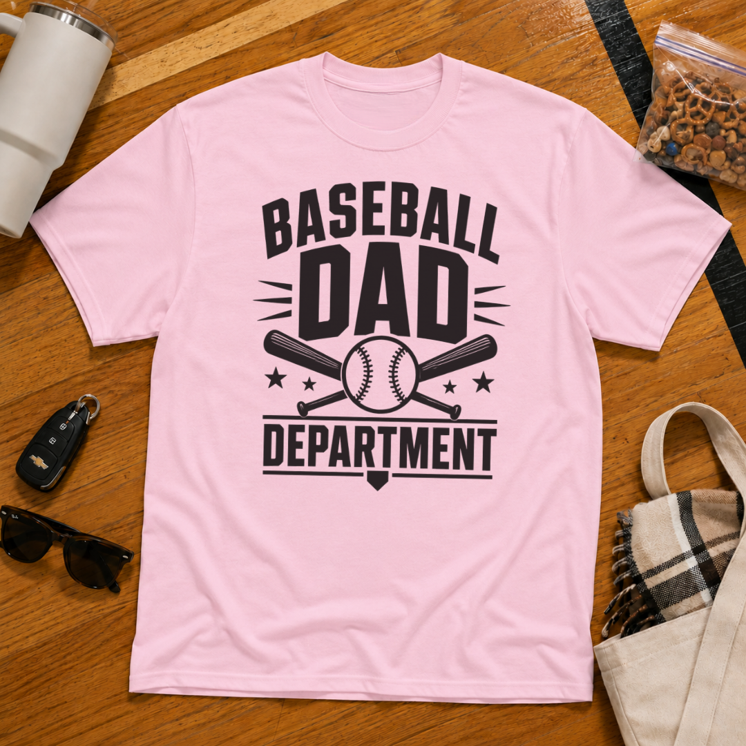 Baseball Dad Department Tee