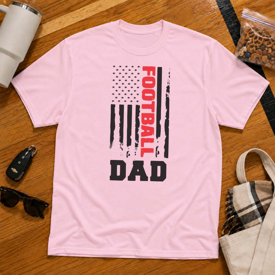 Football Dad Flag Tee