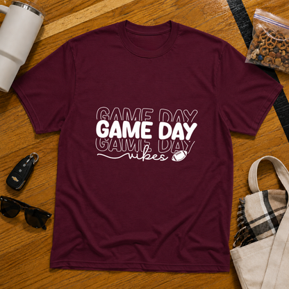Gameday Vibes Football Tee