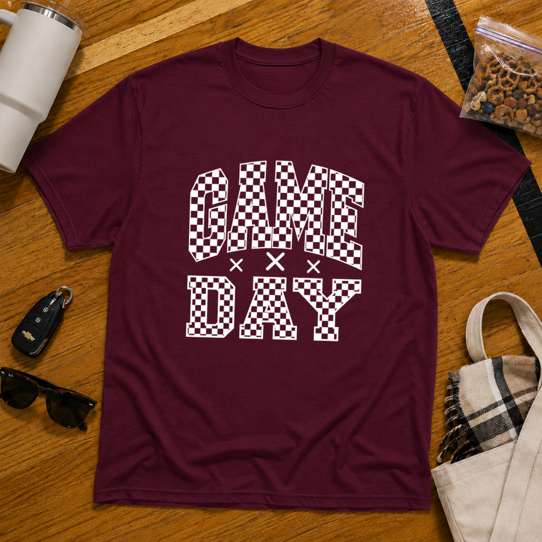 Game Day Checkered Tee