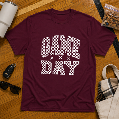 Game Day Checkered Tee