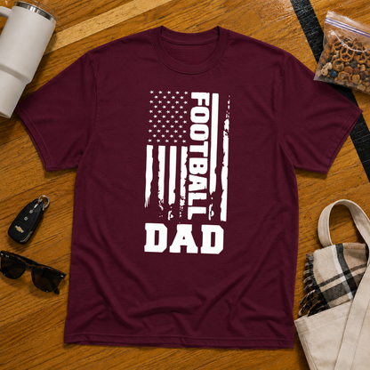Football Dad Flag Tee