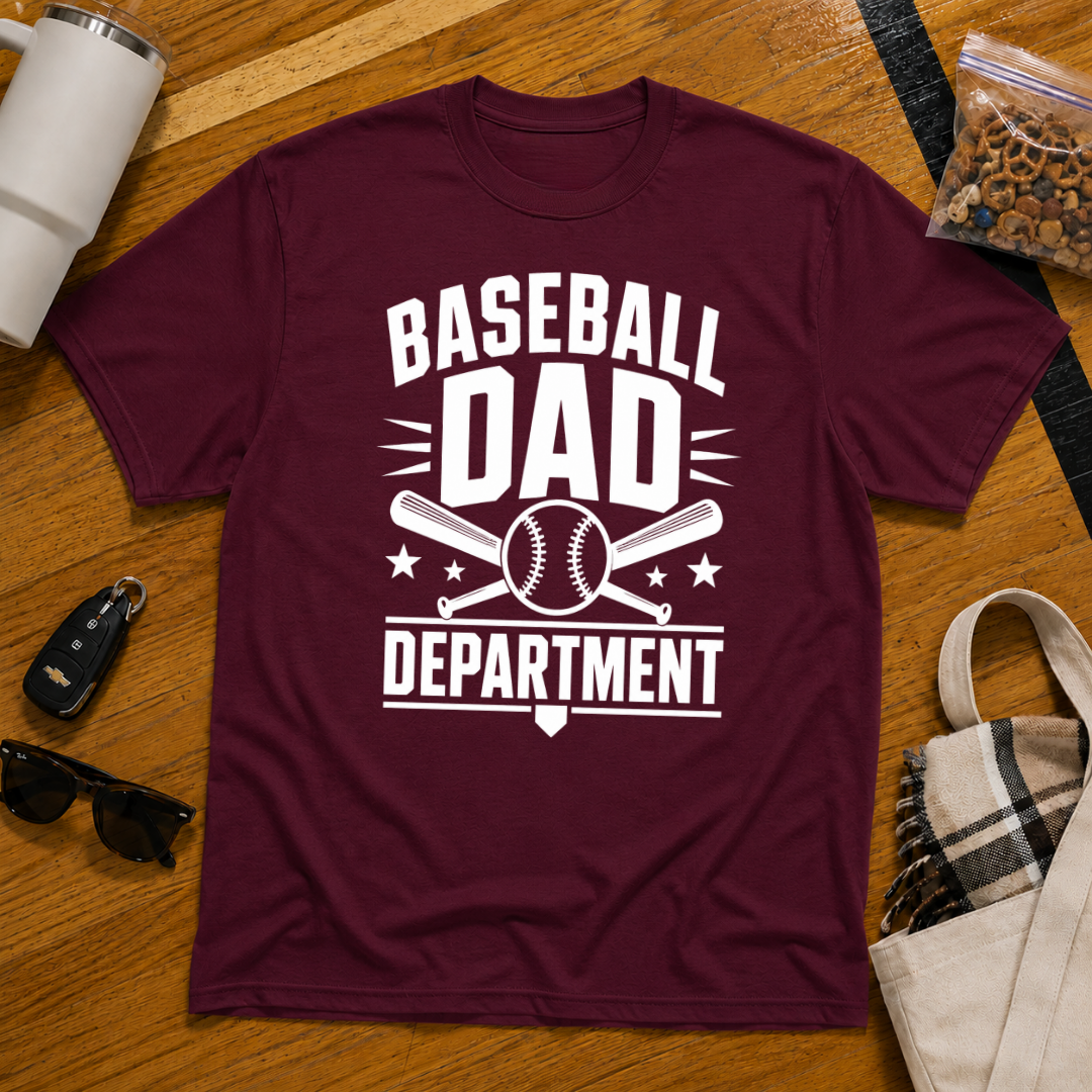 Baseball Dad Department Tee