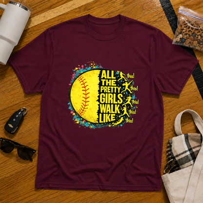 All The Pretty Girls Softball Tee