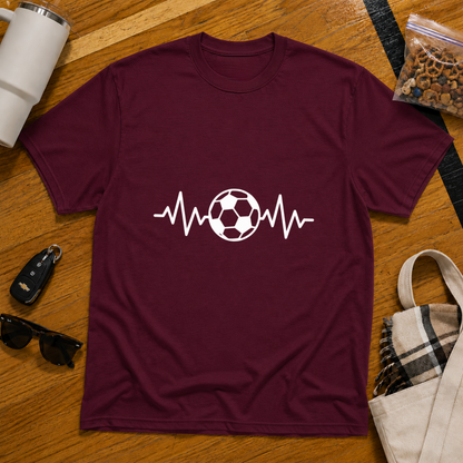 Soccer Heartbeat Tee