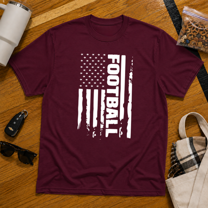 Football Worn Flag Tee