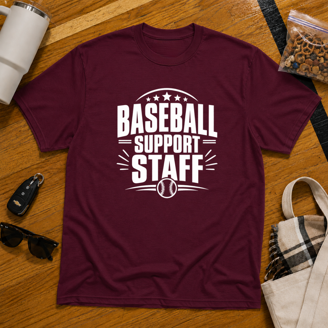 Baseball Support Staff Tee