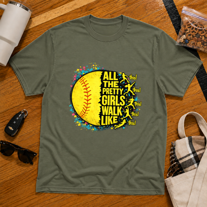 All The Pretty Girls Softball Tee