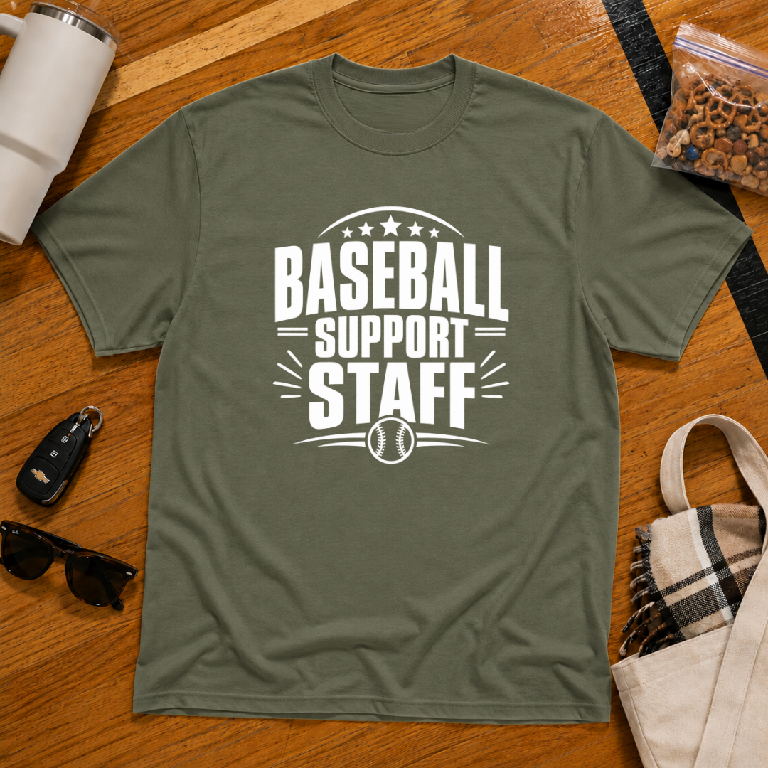 Baseball Support Staff Tee