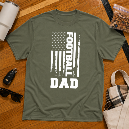 Football Dad Flag Tee