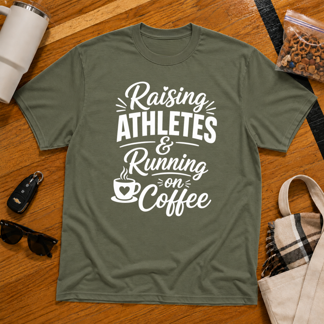 Raising Athletes & Running on Coffee Tee