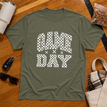 Game Day Checkered Tee