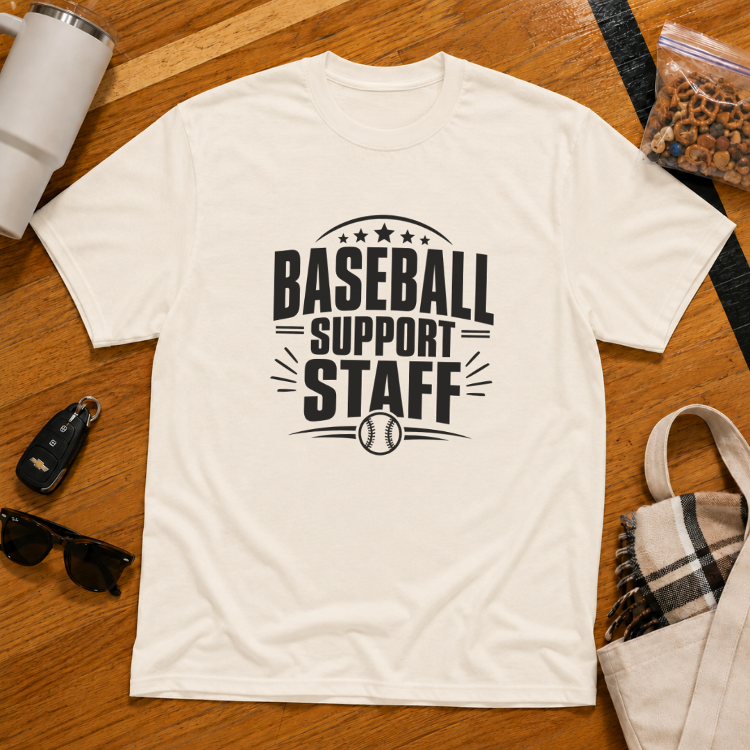 Baseball Support Staff Tee