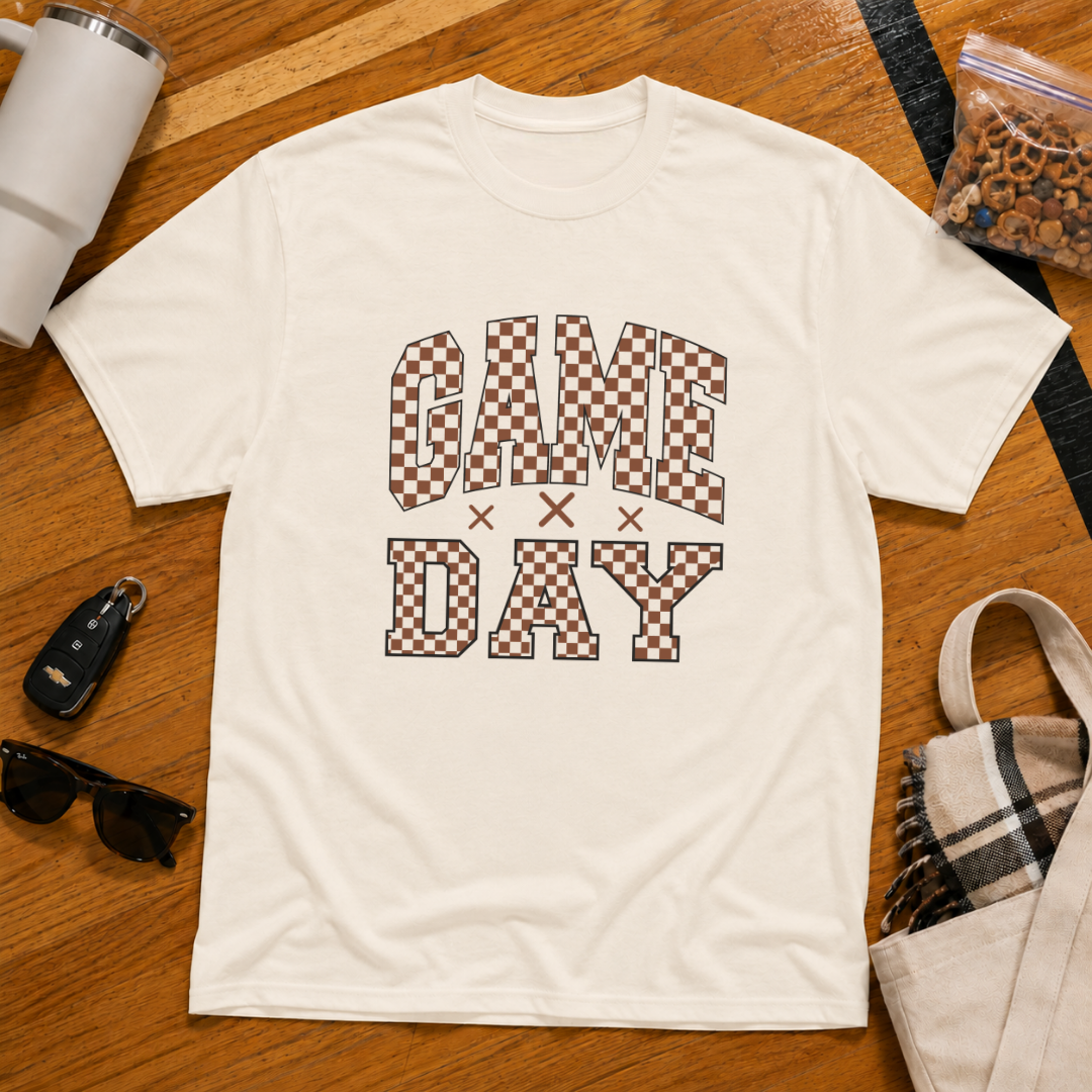 Game Day Checkered Tee