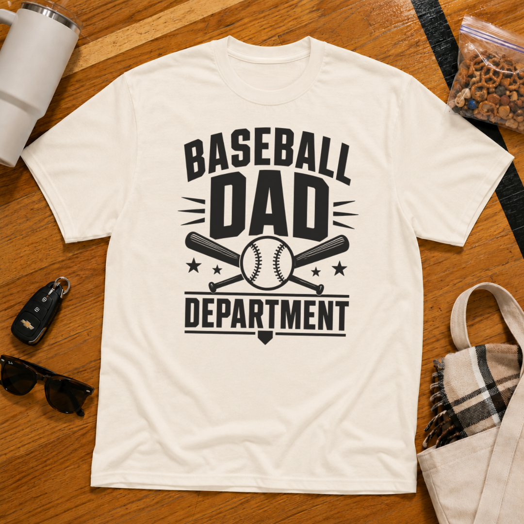 Baseball Dad Department Tee