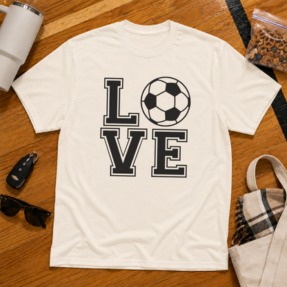 Love Soccer Stack Tee