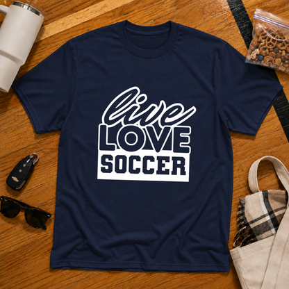 Live Love Soccer Tee