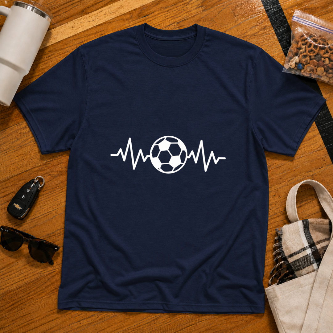 Soccer Heartbeat Tee