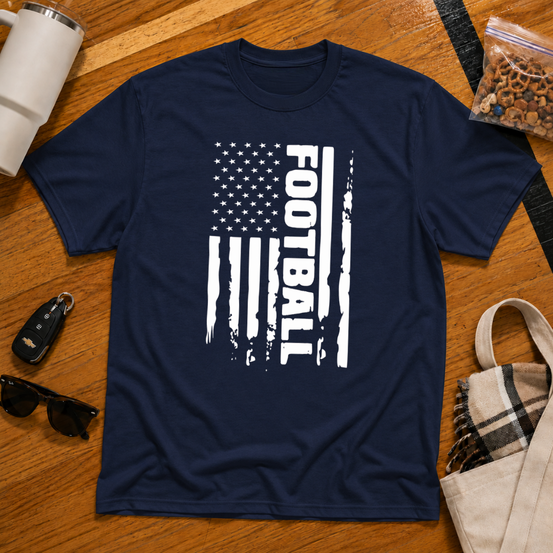 Football Worn Flag Tee