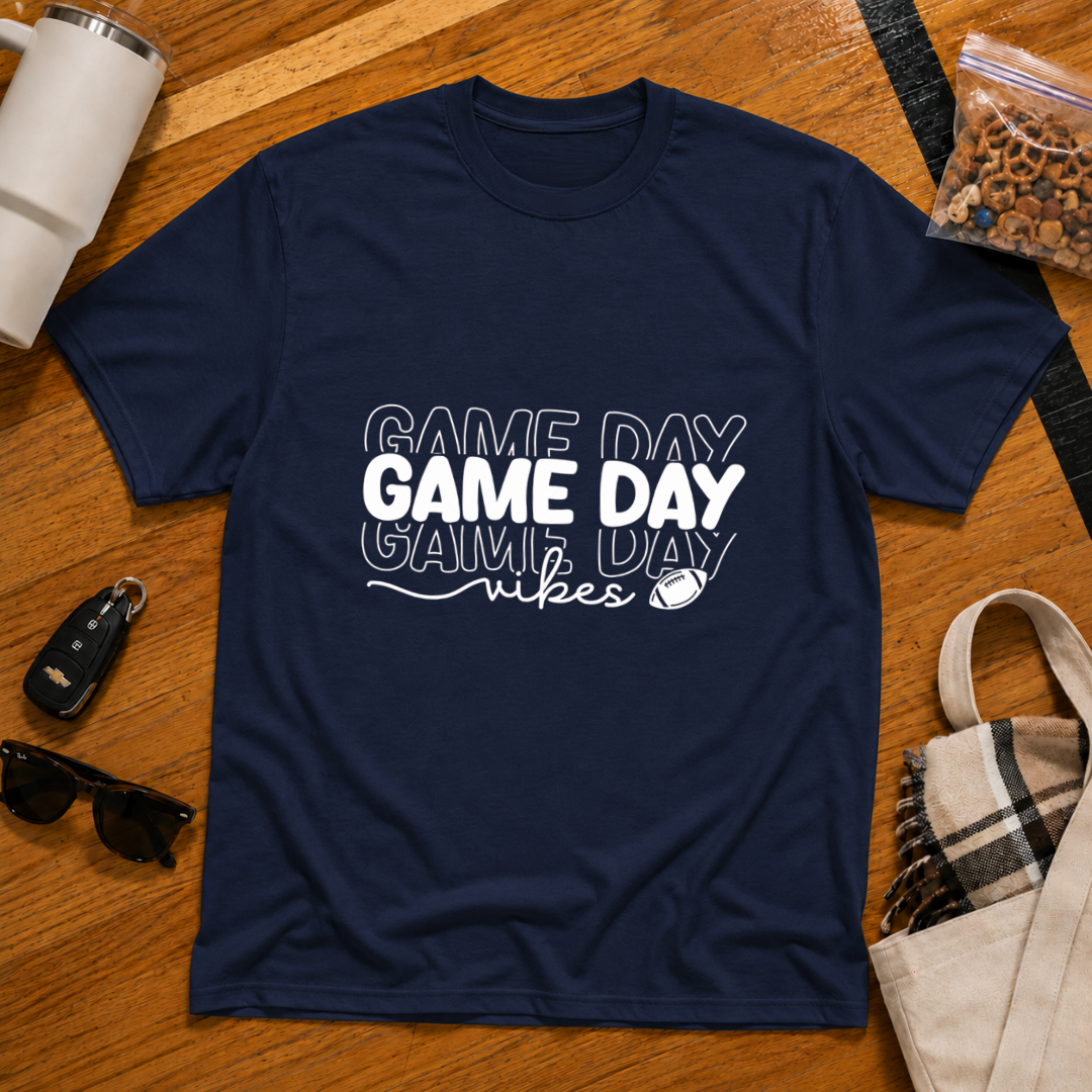 Gameday Vibes Football Tee