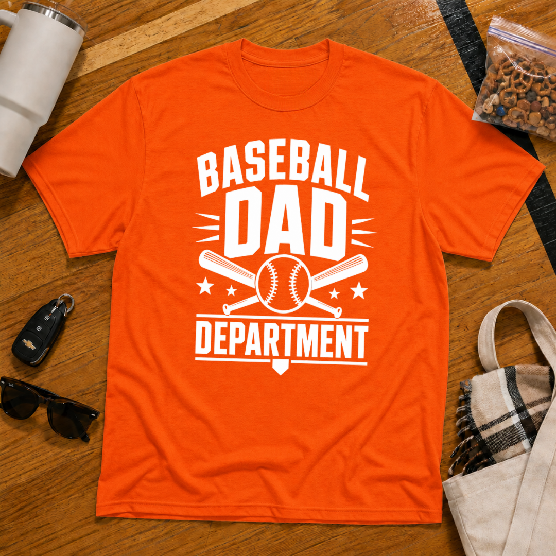 Baseball Dad Department Tee