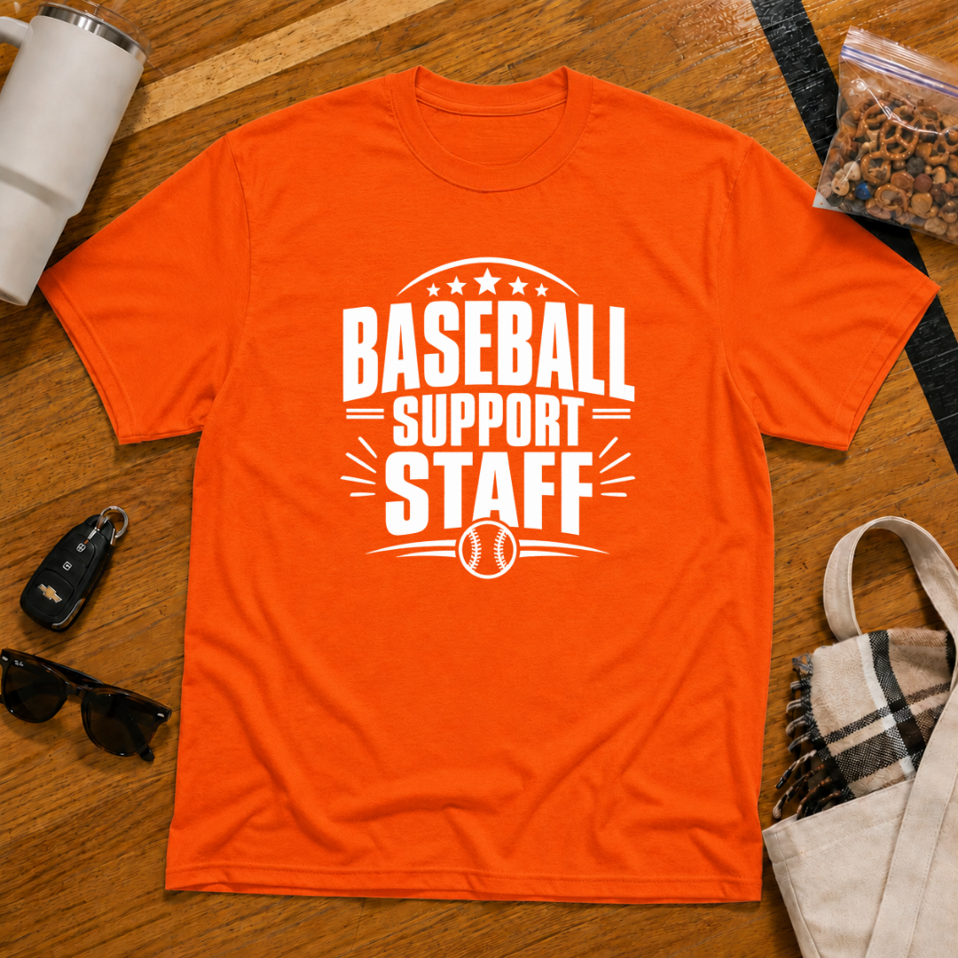 Baseball Support Staff Tee