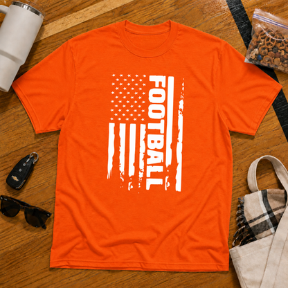 Football Worn Flag Tee