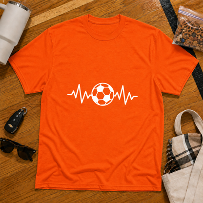 Soccer Heartbeat Tee