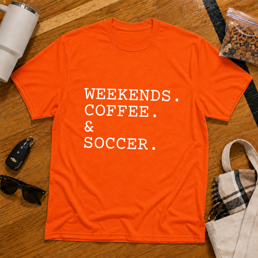 Weekends Coffee & Soccer Tee