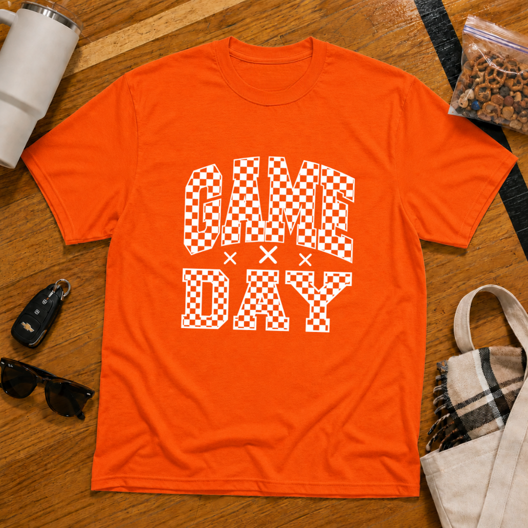 Game Day Checkered Tee