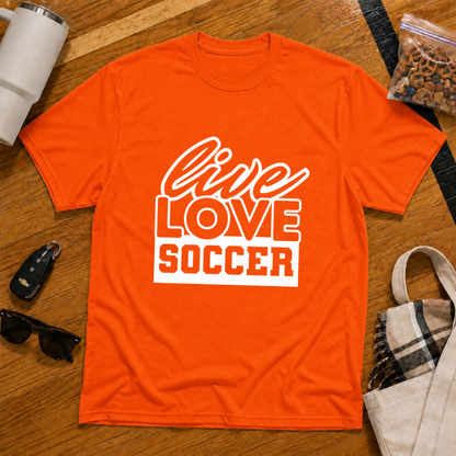 Live Love Soccer Tee