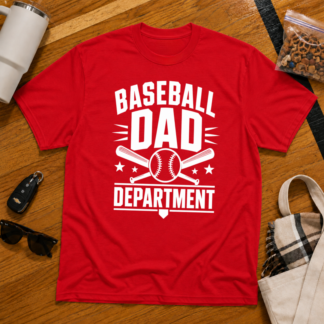 Baseball Dad Department Tee
