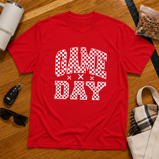 Game Day Checkered Tee