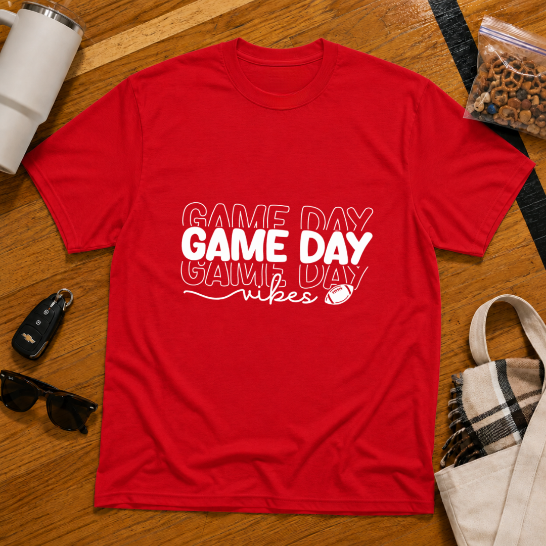 Gameday Vibes Football Tee