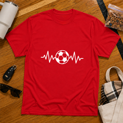 Soccer Heartbeat Tee