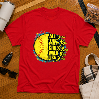 All The Pretty Girls Softball Tee