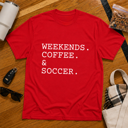 Weekends Coffee & Soccer Tee