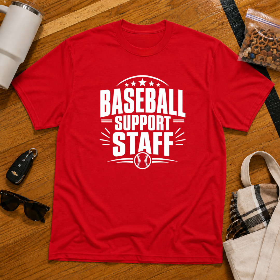 Baseball Support Staff Tee
