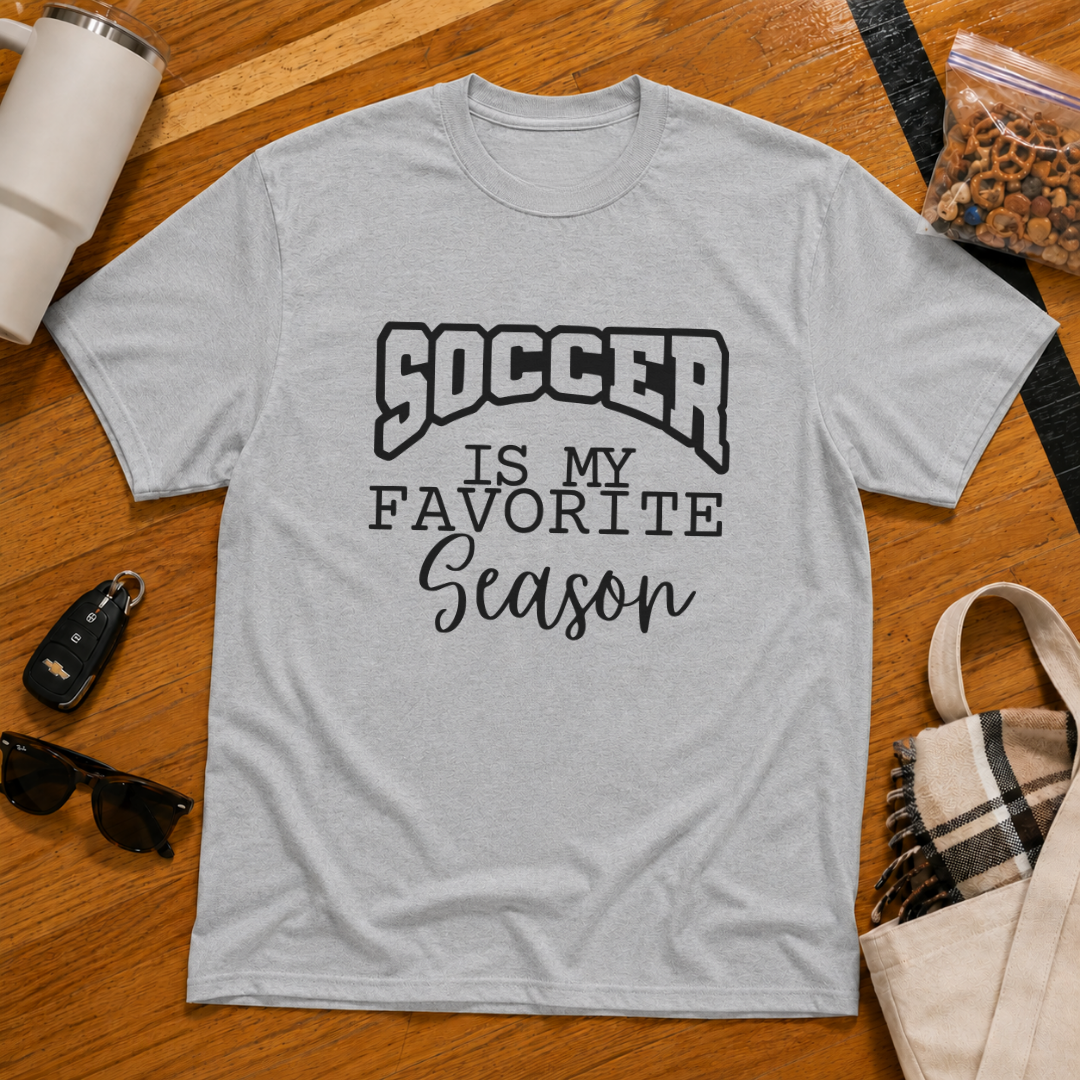Soccer Is My Favorite Season Tee