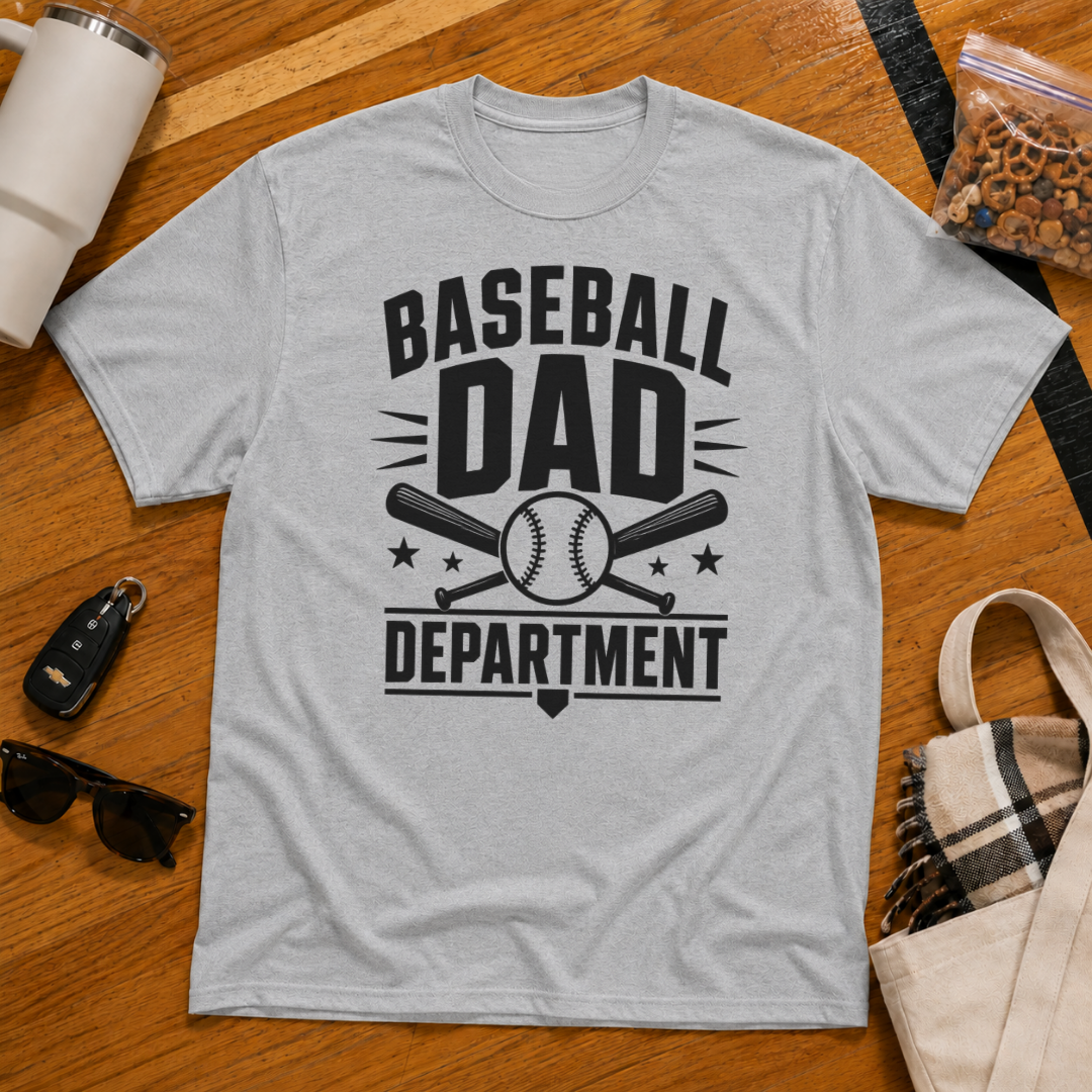 Baseball Dad Department Tee