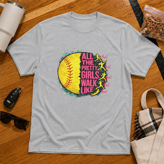 All The Pretty Girls Softball Tee