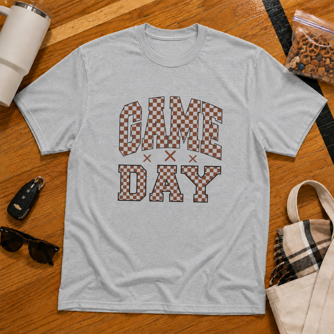 Game Day Checkered Tee
