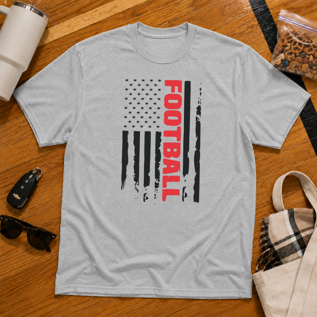 Football Worn Flag Tee