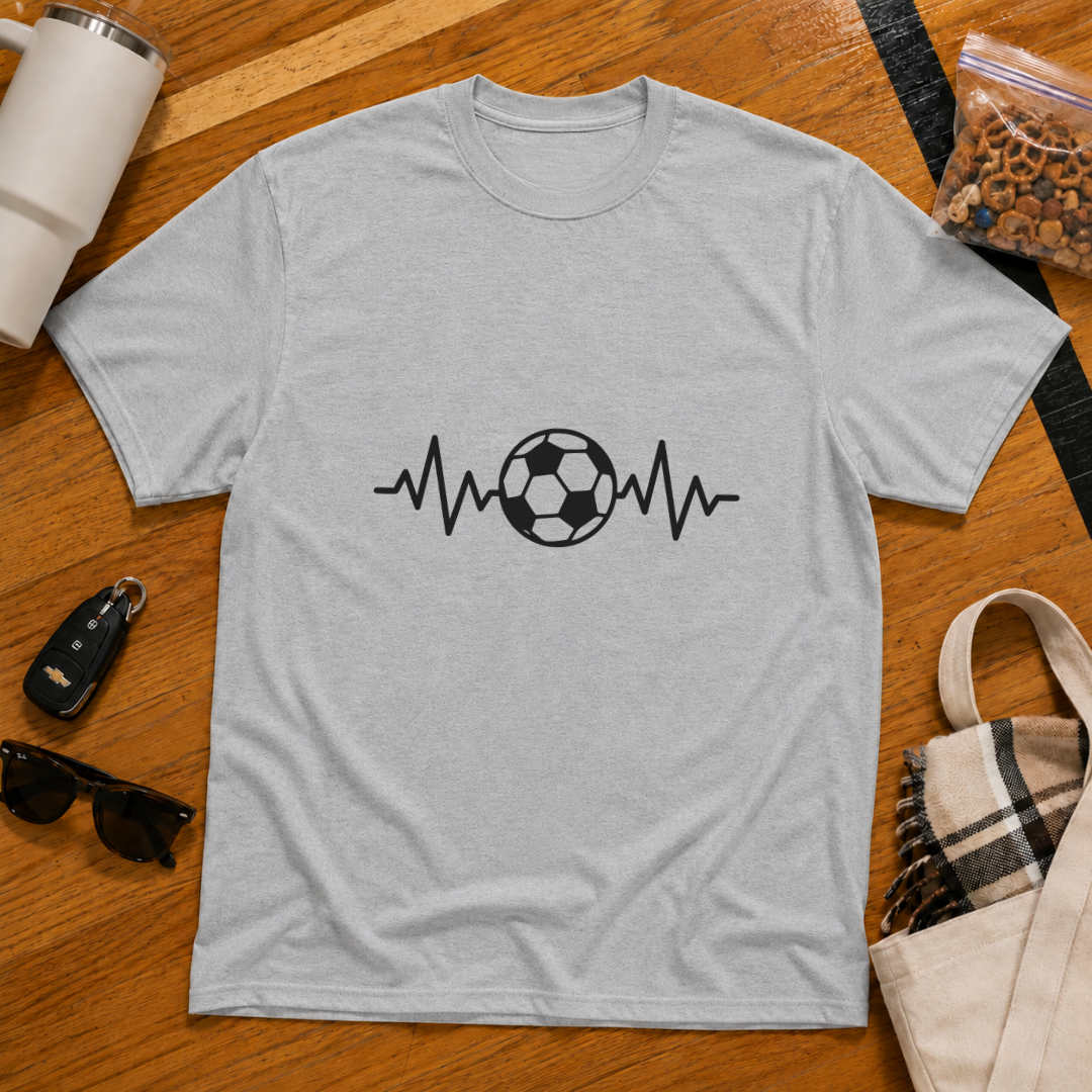 Soccer Heartbeat Tee
