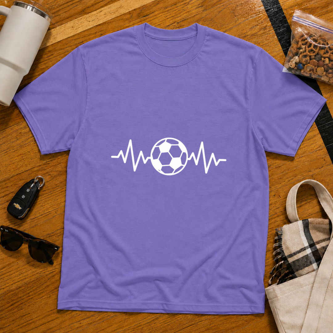 Soccer Heartbeat Tee